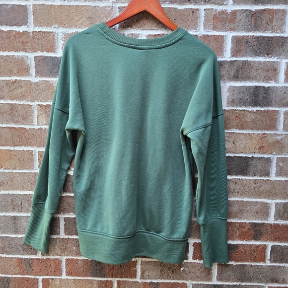 Nike Green and Gold Green Bay Packers Women's Crew Neck Sweater - Picture 5 of 9